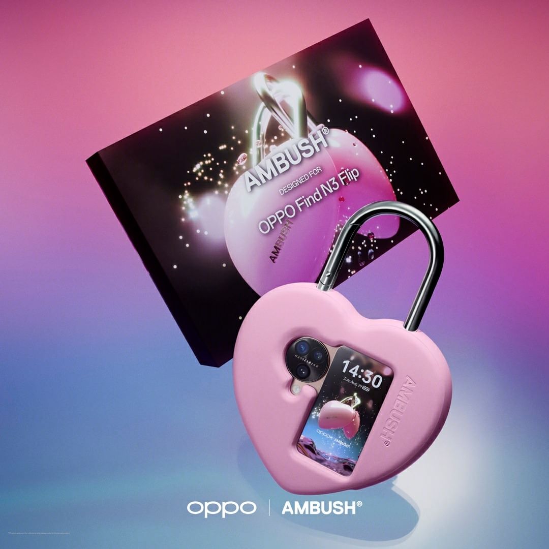 OPPO X Ambush®,Find N3 Flip,Y2K联名手机壳, OPPO