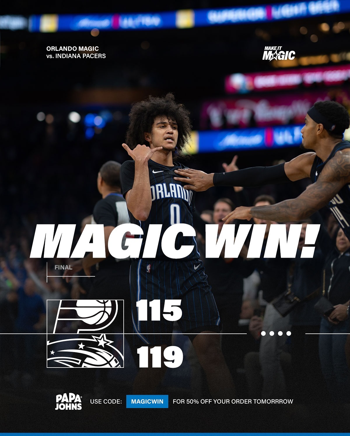 常规赛,班凯罗,狂轰,魔术,步行者, Orlando Magic, 奥兰多魔术