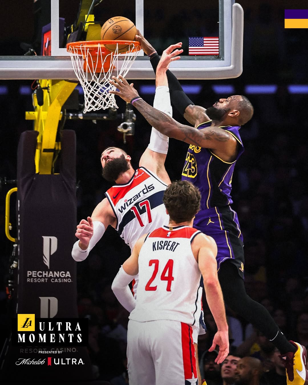 Los Angeles Lakers, Washington Wizards, 戴维斯, 詹姆斯, 浓眉, 奇才