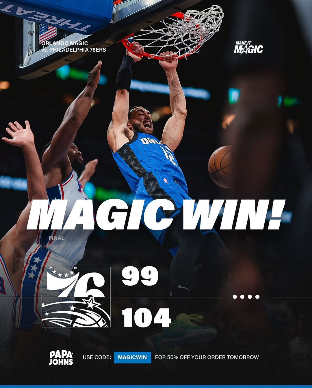 Orlando Magic, 魔术, 76人, 班凯罗, 乔治,NBA,篮球,泰瑞斯-马克西